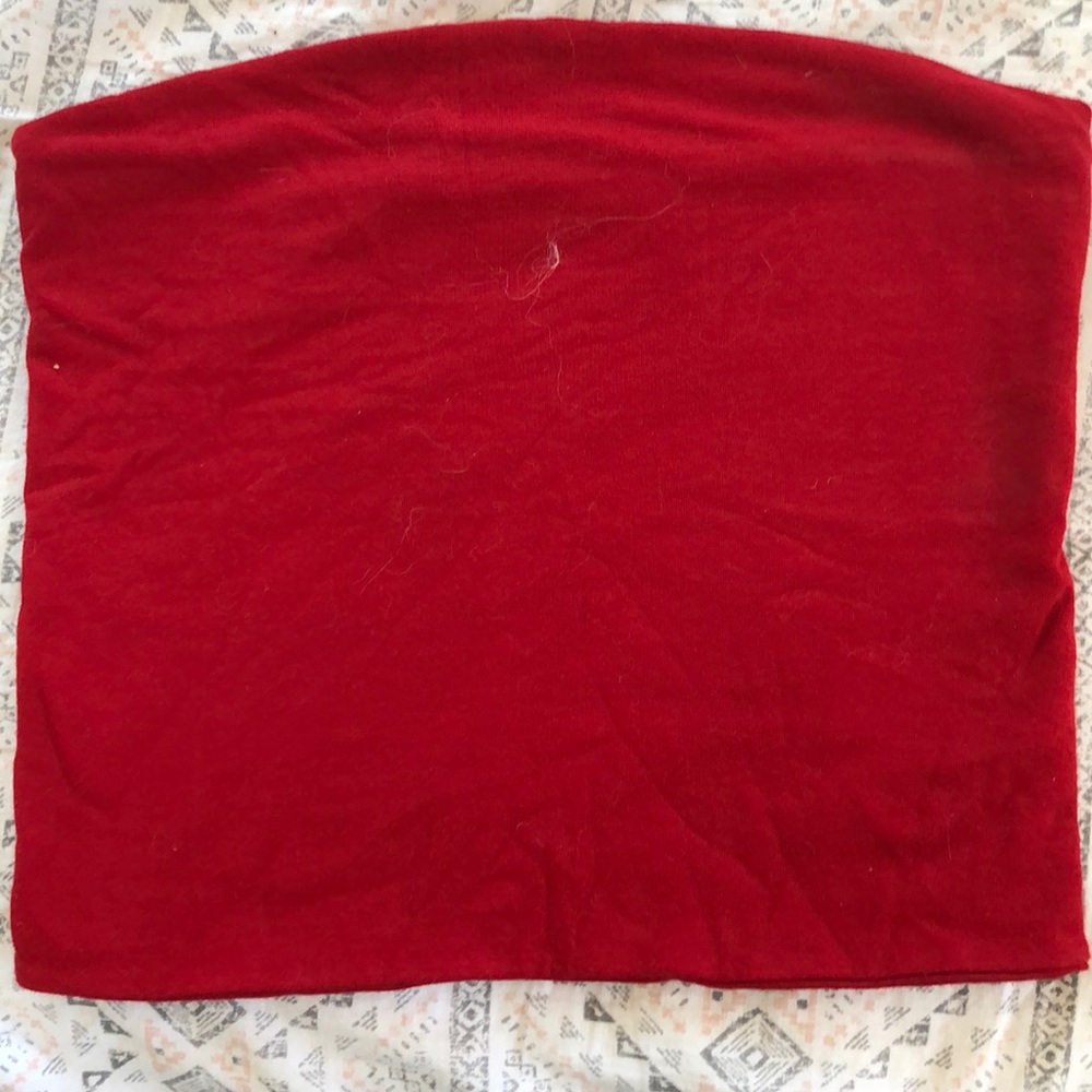 Brandy Melville red tube top